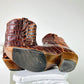 Nigros Brown and Coral Short Cowboy Boot