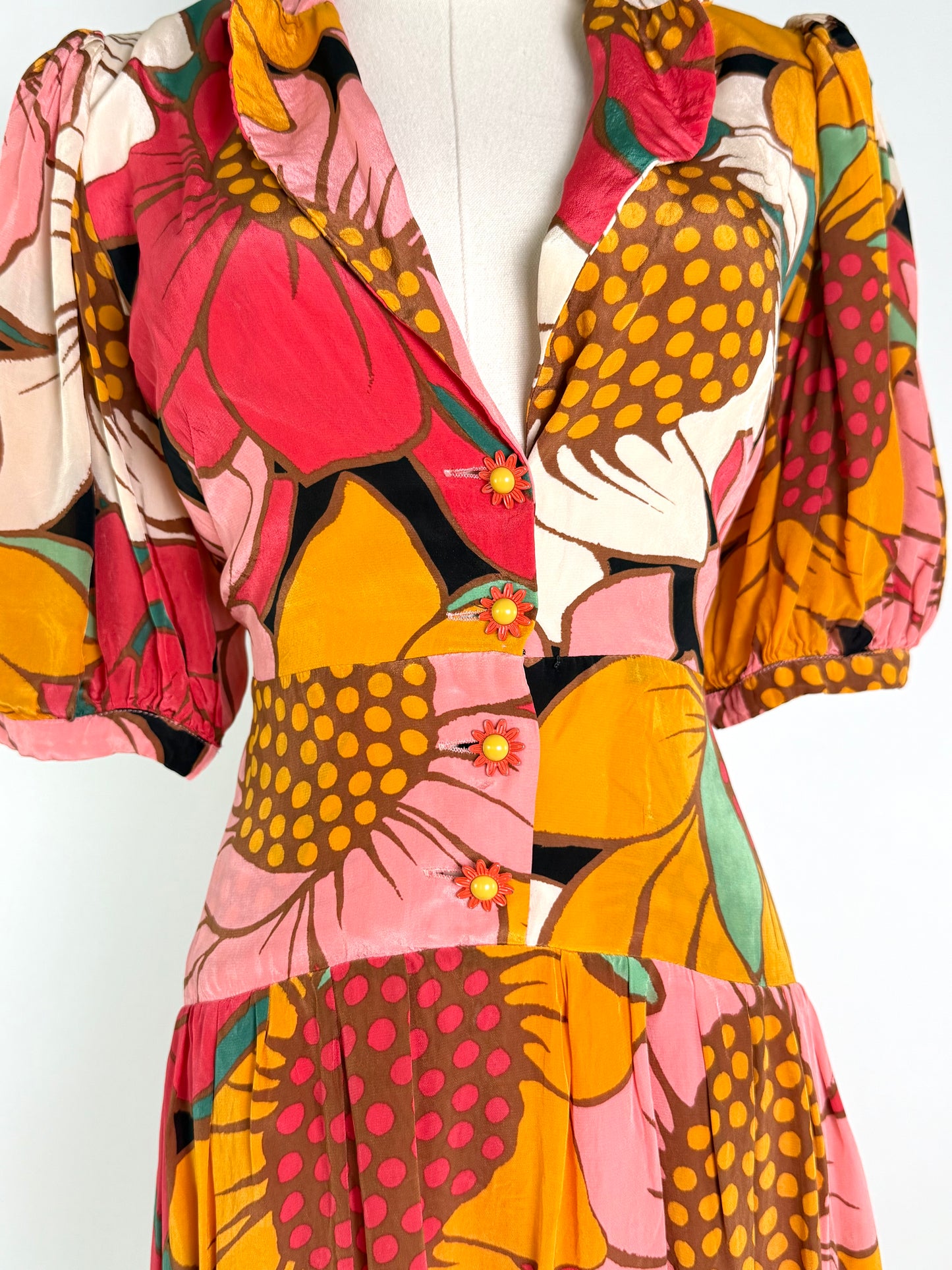 Farm Rio Sunflowers Midi Dress