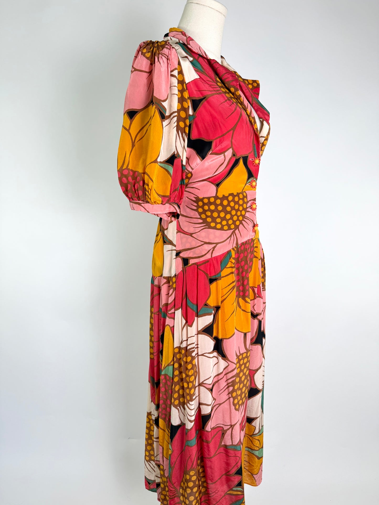 Farm Rio Sunflowers Midi Dress
