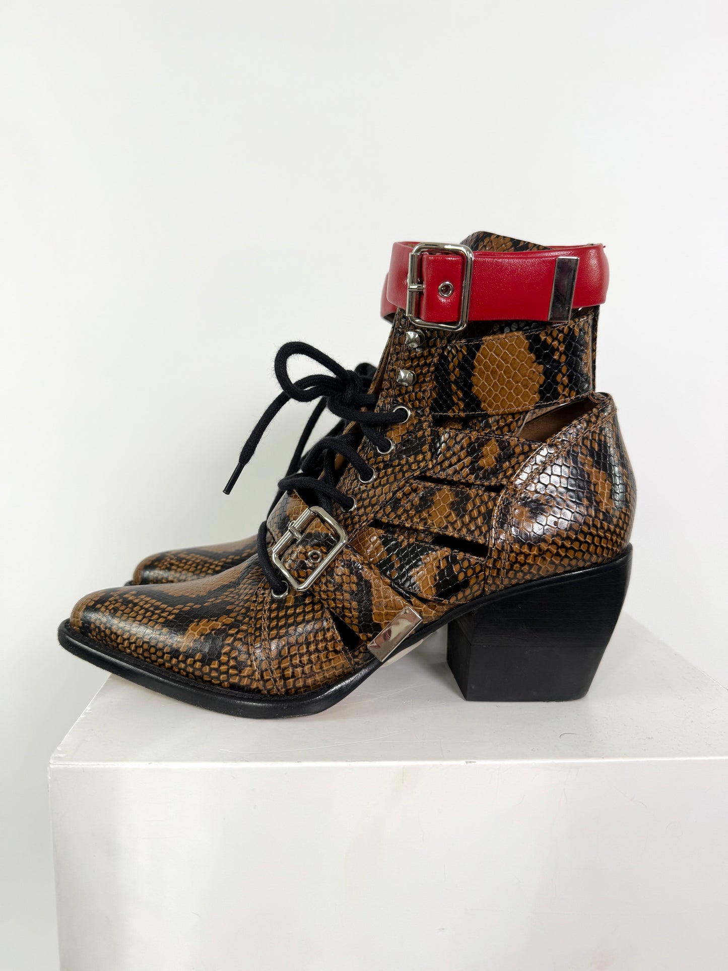 Chloe Snake Print Boot