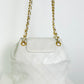 Vintage Chanel White Tassel Bag