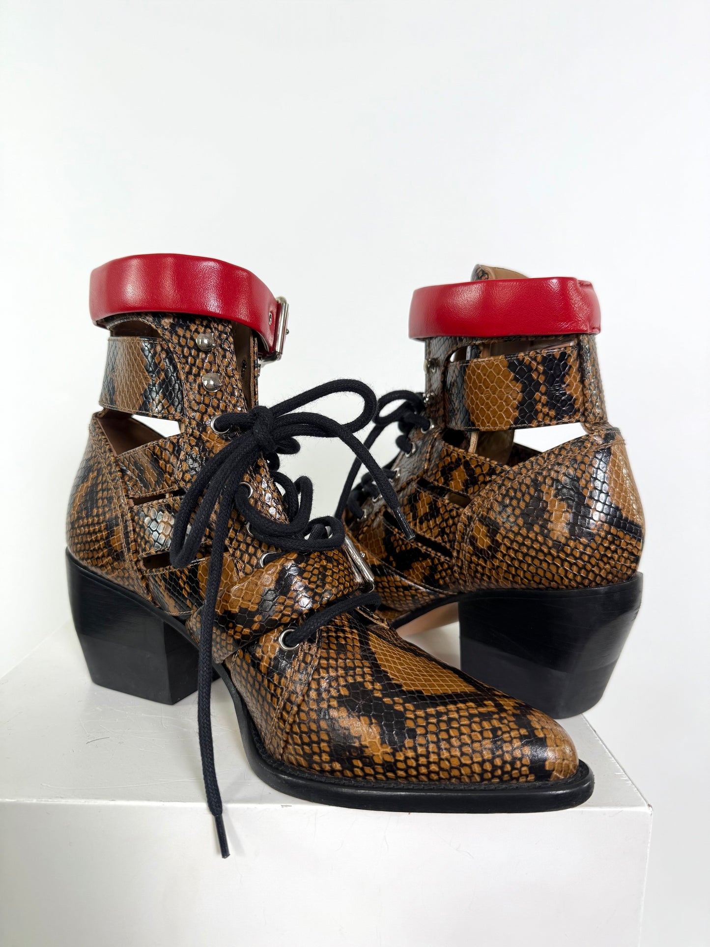 Chloe Snake Print Boot