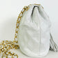 Vintage Chanel White Tassel Bag