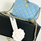 Chanel CC Pearl Crush Blue Bag