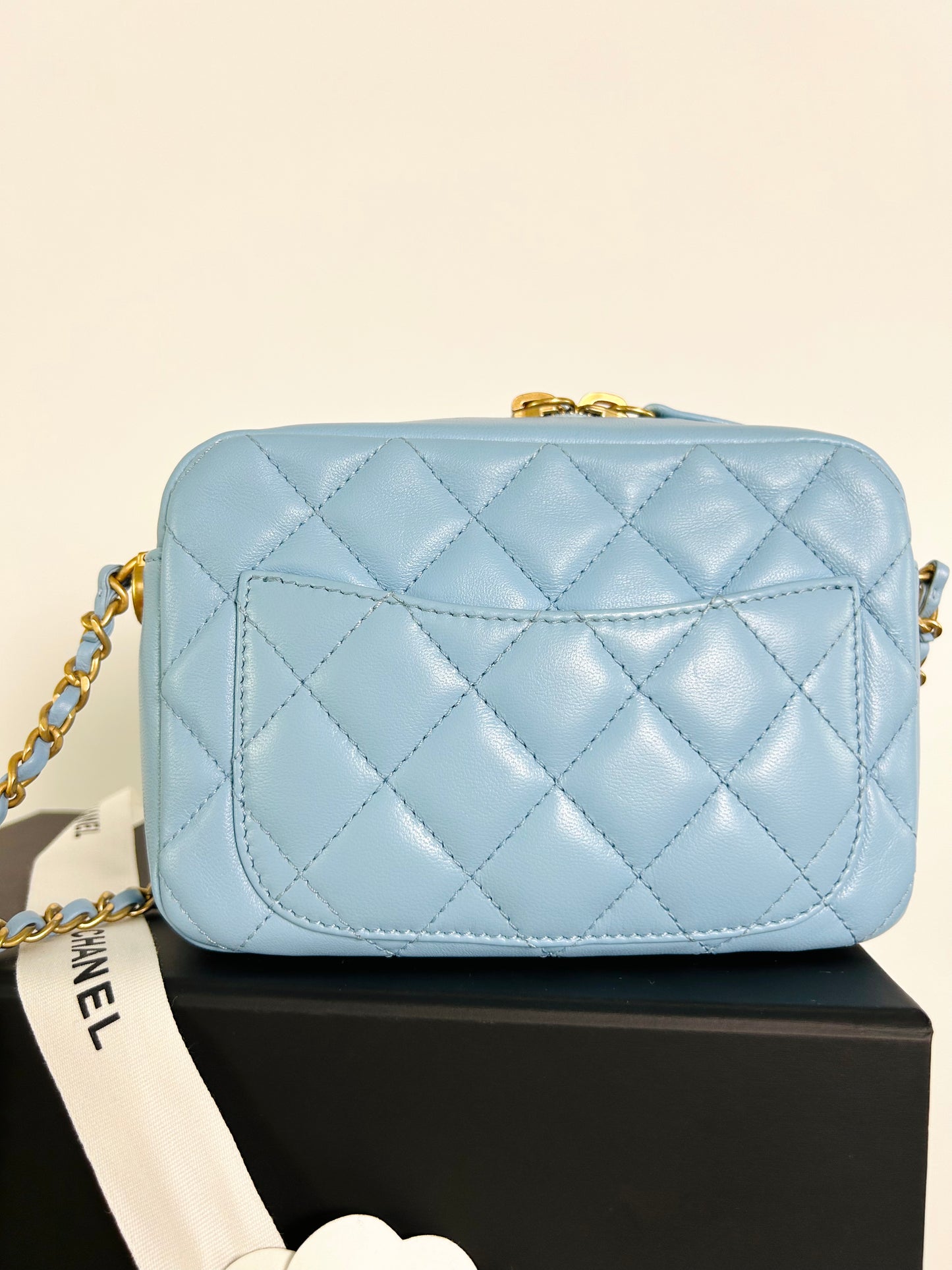 Chanel CC Pearl Crush Blue Bag