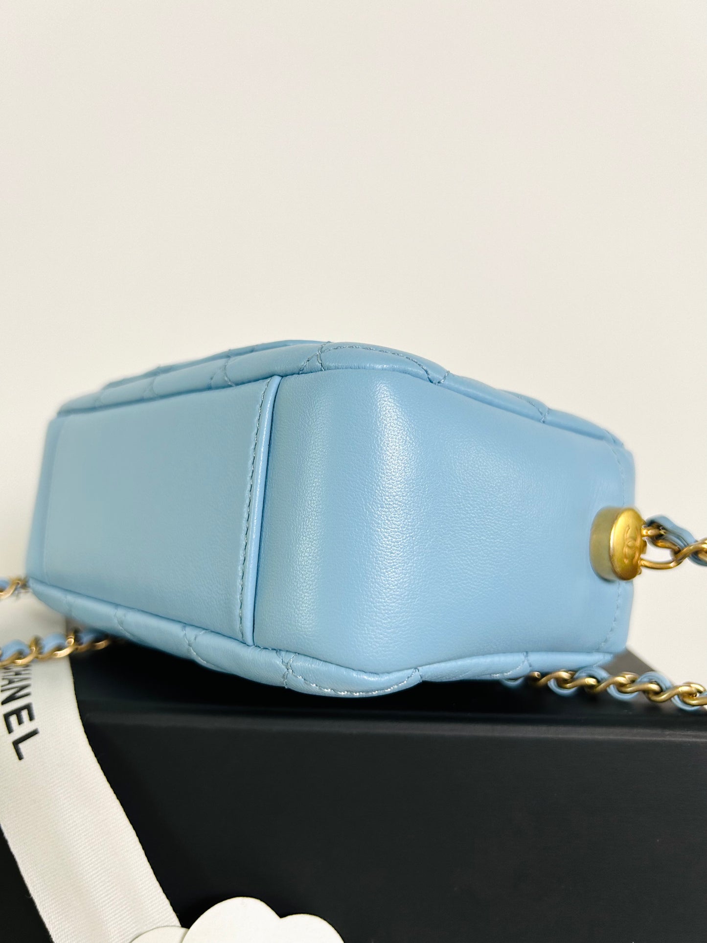 Chanel CC Pearl Crush Blue Bag