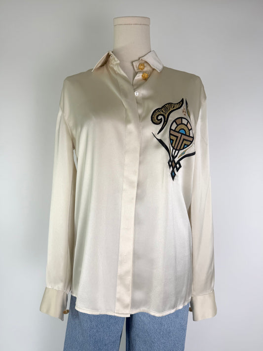 Vintage Louis Feraud Silk Top