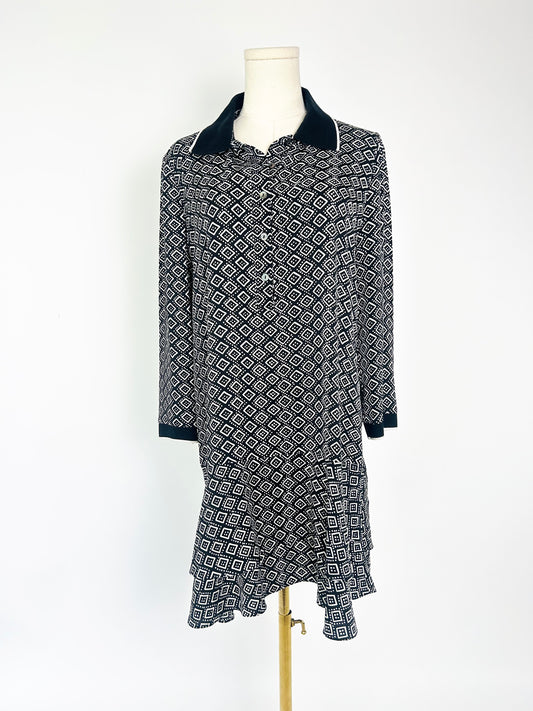 Diane Von Furstenberg Silk Polo Dress