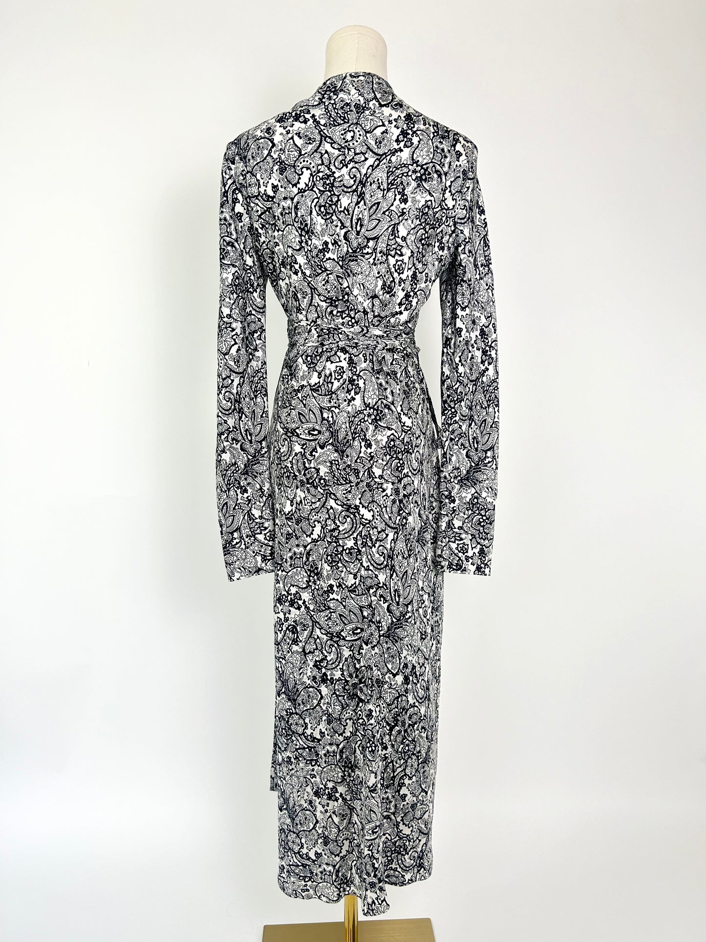 Diane Von Furstenberg Abigail Silk Print Wrap Dress