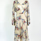 Vintage ECI New York Silk Floral Dress