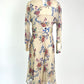 Vintage ECI New York Silk Floral Dress