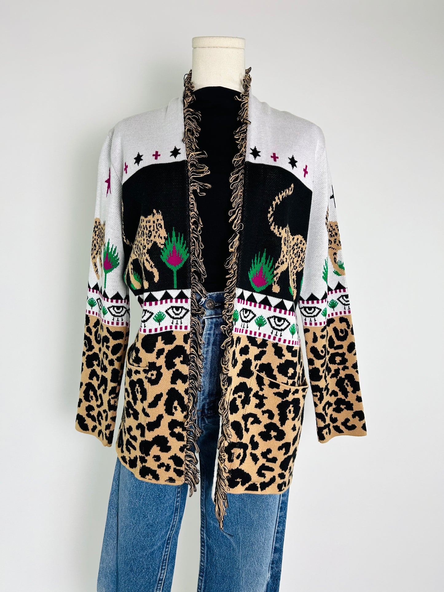 Hayley Menzies Cheetah Cardigan