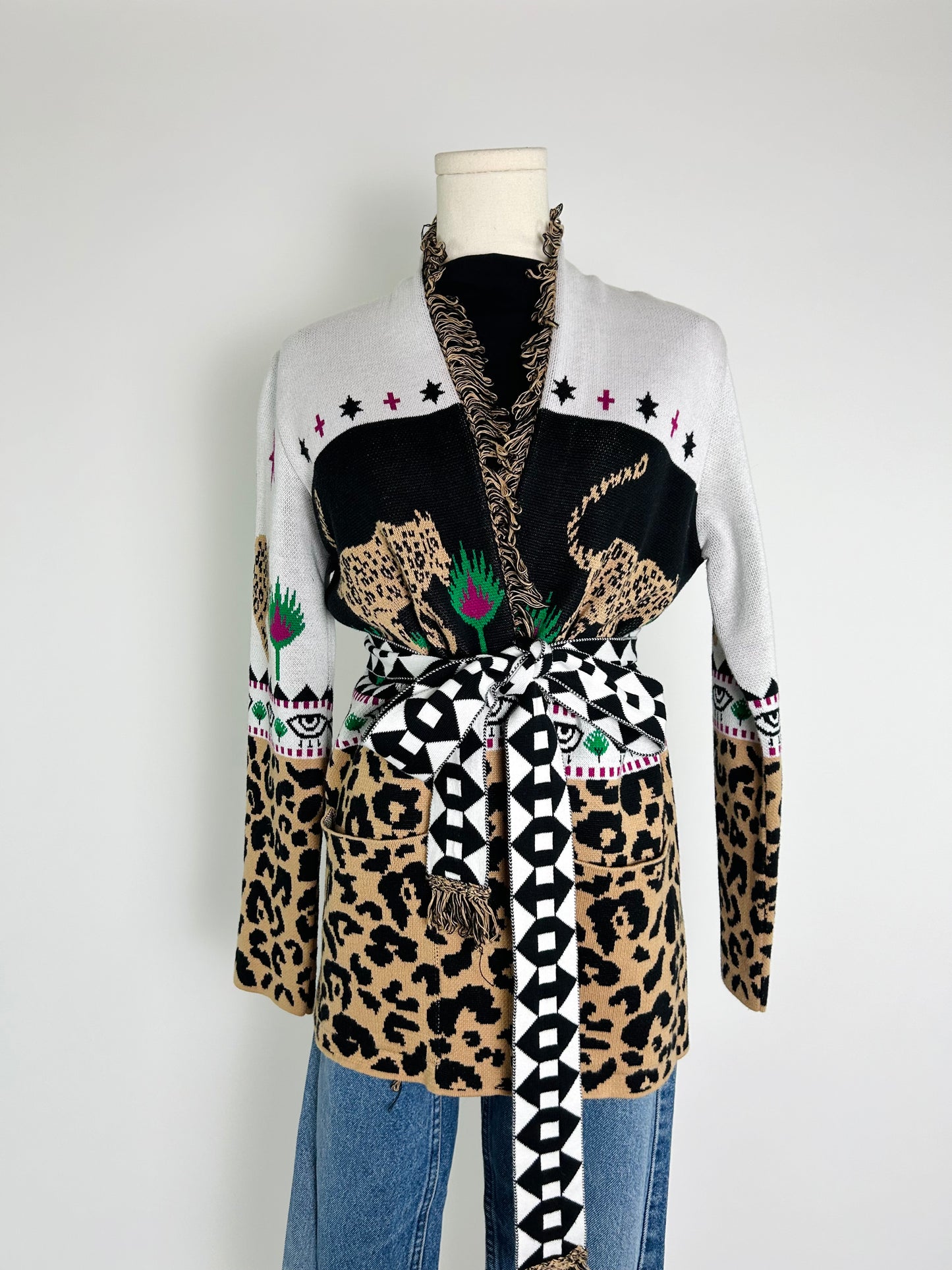 Hayley Menzies Cheetah Cardigan