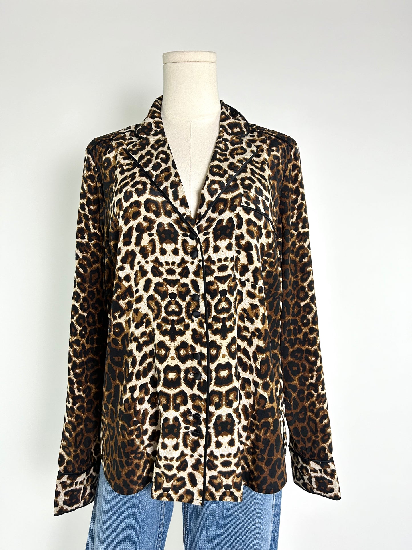 Veronica Beard Leopard Top