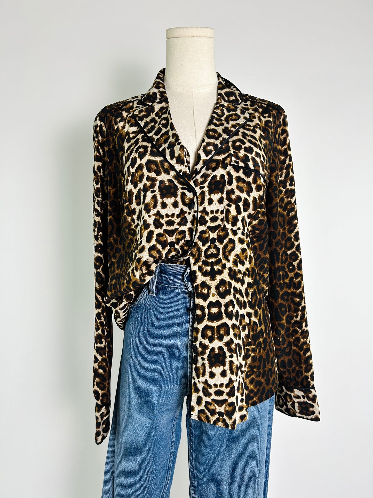 Veronica Beard Leopard Top