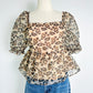 Endless Rose Leopard Chiffon Top