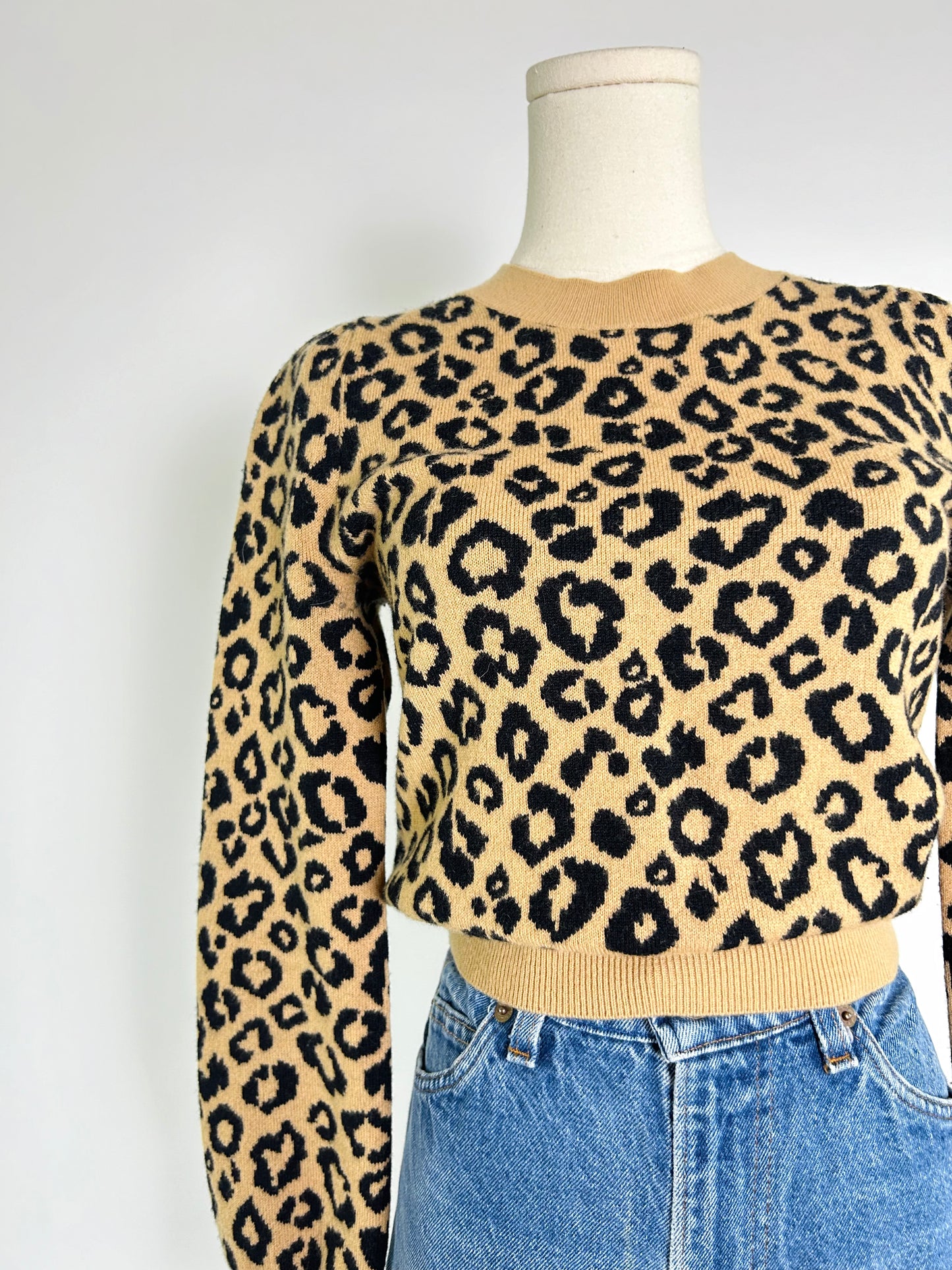 Veronica Beard Animal Print Pullover Sweater