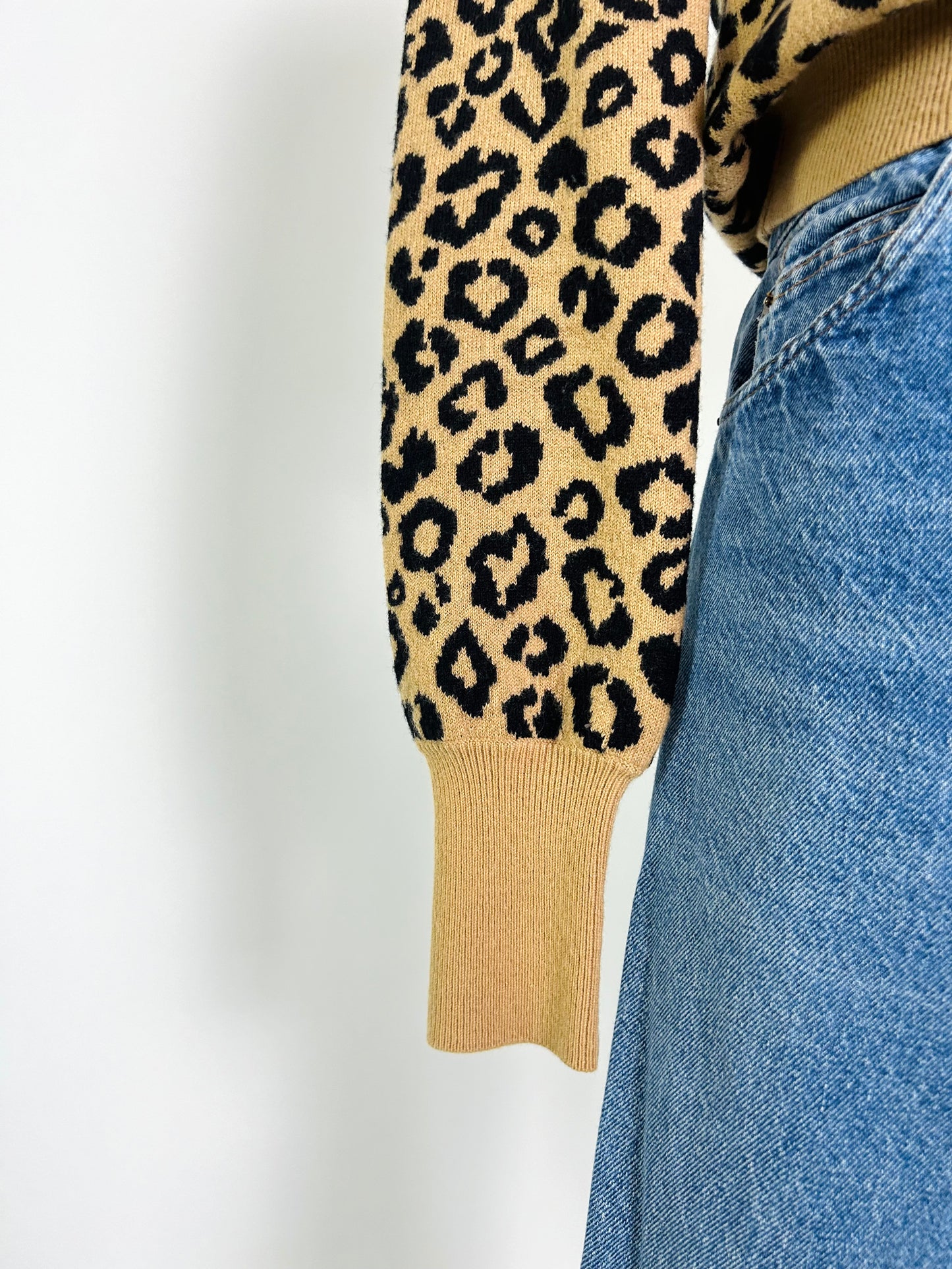 Veronica Beard Animal Print Pullover Sweater