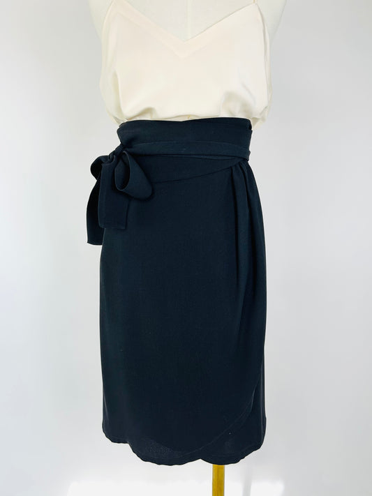Vintage Saint Laurent Black Skirt