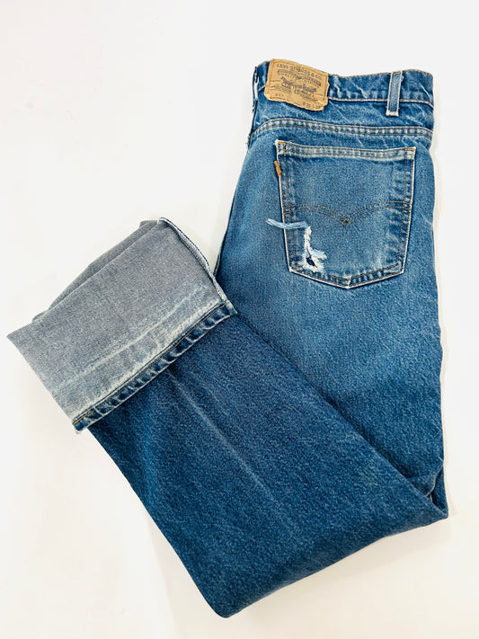 Vintage Levi Denim Busted Pocket