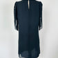 Vintage Hal Ferman Black Faux Pearl Dress