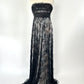 Carmen Marc Valo Black Netting Dress