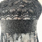 Carmen Marc Valo Black Netting Dress