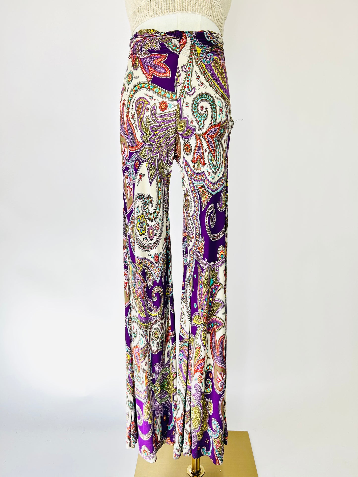 Vintage Etro Paisley Bell Bottoms