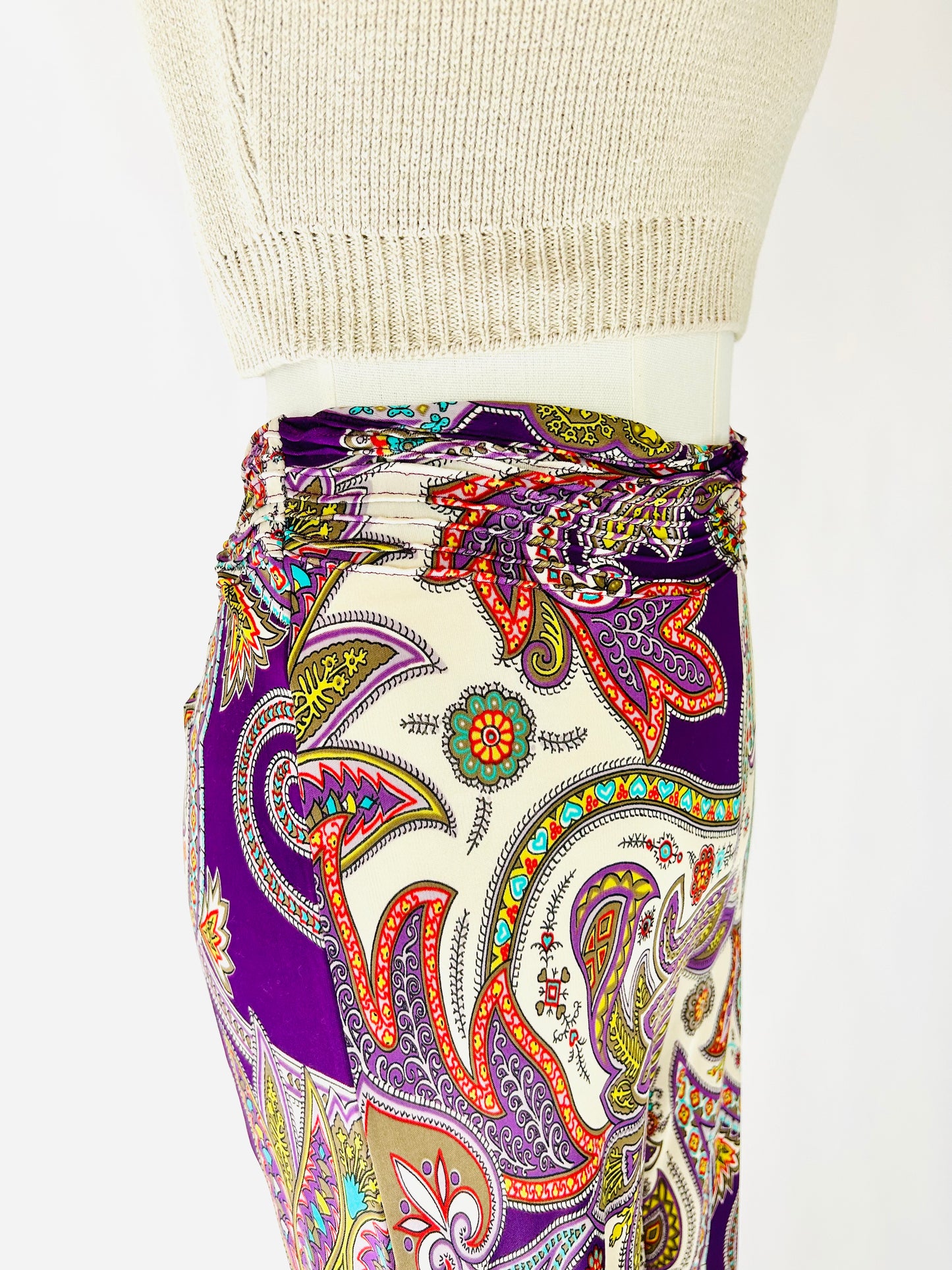 Vintage Etro Paisley Bell Bottoms