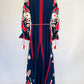 Frances Valentine Embroidered Maxi Caftan Dress